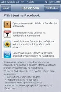 Integrace Facebooku