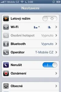 Nastavení