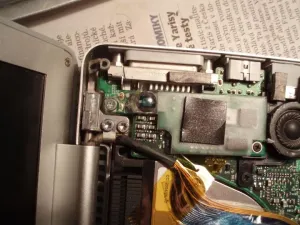 Right ambient light sensor