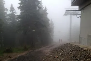 První snímek po přistání