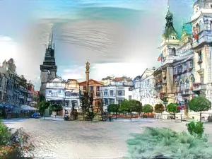 Kresba města