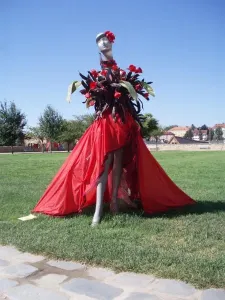 Flamenco tanečnice od holek z floristiky