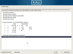 Kali - další oddíly