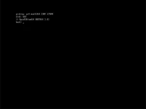 Bootloader OpenBSD načtený z UEFI umístění
