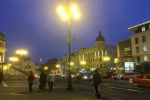 Město ještě spící