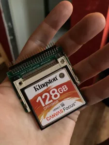 128GB CF UDMA7 s IDE-44 adaptérem