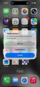 Import konfigurace přes AirDrop